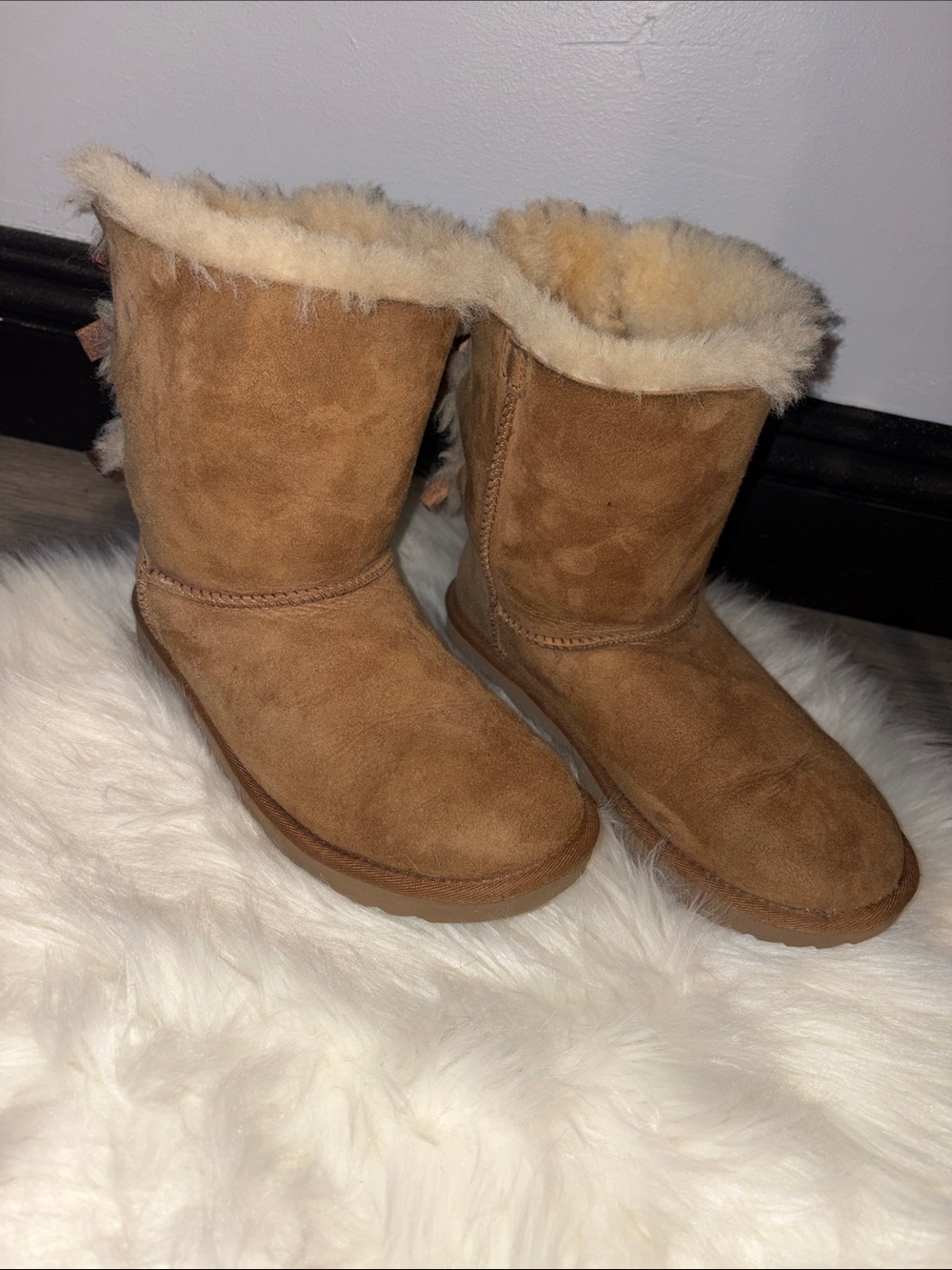Ugg Bailey bow brown boots